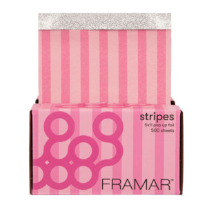 Framar: Framar Stripes Pink 5x11 Pop Ups 500 Sheets