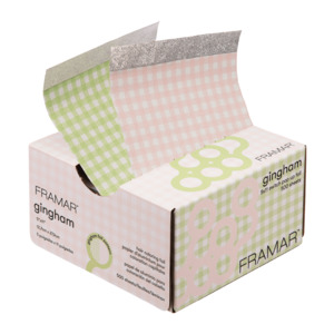 Framar Gingham Switch Pink/Green 5x11 Pop Ups 500 Sheets