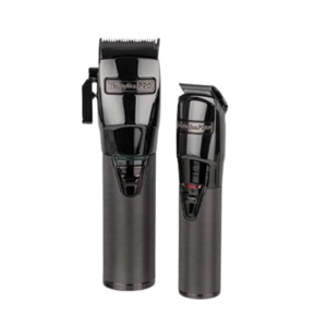 BaByliss PRO Gun Metal Clipper & Trimmer Duo