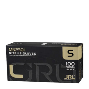 JRL Black Nitrile Gloves 100 - Small