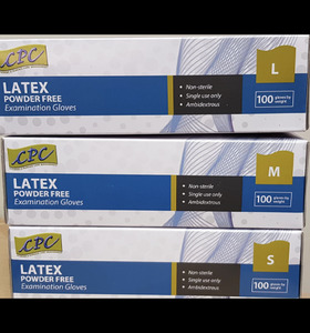 White Latex Glove - Small