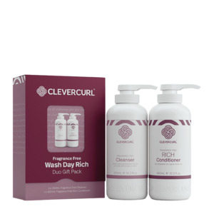 Clever Curl Fragrance Free Wash Day Rich Duo