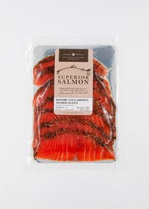 Products: Cold Smoked Salmon Slices - Wakame Flavour - Southern Seafood