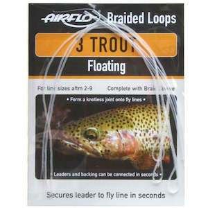 Fly Fishing: AIRFLO BRAIDED LOOPS TROUT FLOATING 3PK