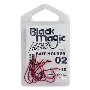 Bait And Tackle: BLACK MAGIC BAITHOLDER HOOKS 10PK