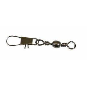 Bait And Tackle: SNOWBEE BLACK BARREL SNAP SWIVEL