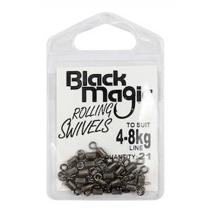 BLACK MAGIC ROLLING SNAP SWIVELS