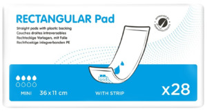 Products: ID Rectangular Pad - Mini - Aotea Hygiene