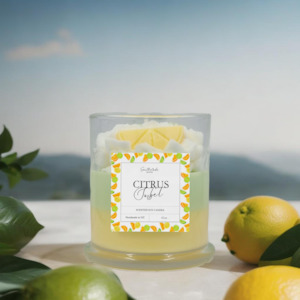 Candles: Citrus Sorbet Dessert Soy Candle