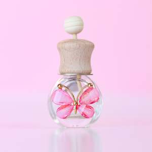Diffusers: Pink Butterfly Clip Car Diffuser