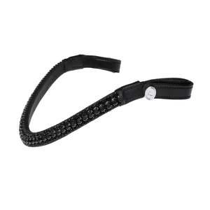 Lumiere: Lumiere Black Solitaire Browband