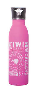 Drink Bottles: Kiwi NZ Pink Drink Bottle 700ml