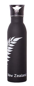 NZ Fern Black Drink Bottle 700ml