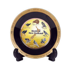 Bargains: Large NZ Birds Plate with Stand + BULK DEAL!