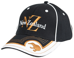 Adults Headware: Adults NZ And Kiwi Cap Embroidery
