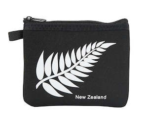 Bargains: Silver Fern Black Coin Purse
