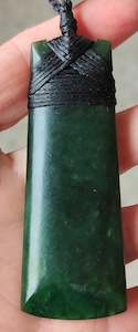 Greenstone Pendants: NZ Greenstone Toki 71mm #96