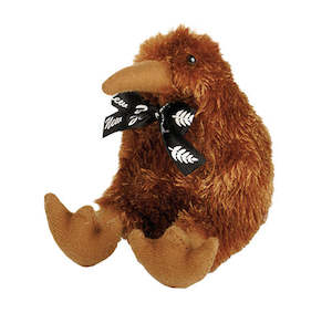 Little Plush Kiwi Soft Toy with Black Ribbon
