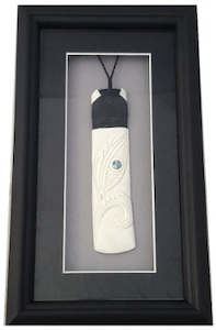 Large Bone Toki Framed Artwork #1