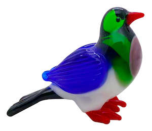 Glass Art Figurine - Kereu