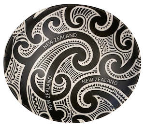Homeware: Bamboo Oval Dish - Tattoo