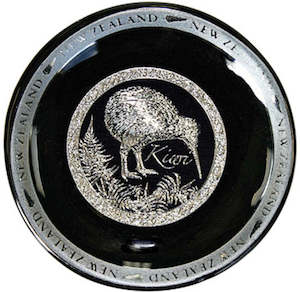 Bargains: Small Kiwi Ceramic Plate Magnet + BULK DEAL!