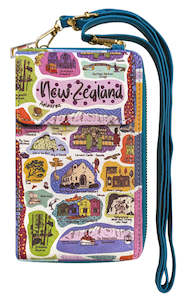 NZ Destinations Phone Pocket Wallet