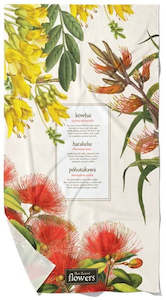 Tea Towel Native Flowers