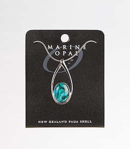 Paua Teardrop Necklace
