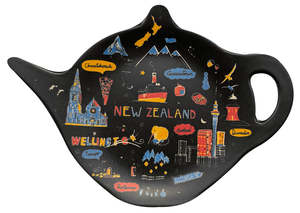 Bamboo Tea Bag Holder - Sketch Black