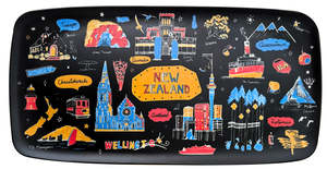 Bamboo Tray - Sketch Black