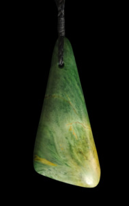 Jewellery: NZ Greenstone Toki - 108mm - By Dylan #DG101