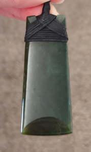 Greenstone Pounamu: NZ Greenstone Toki 65mm #40A