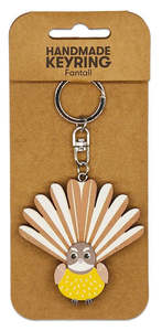 Keyrings 1: Fantail Wooden Keyring