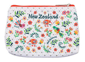 Cosmetic Bag - NZ Birds