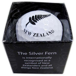 Gifts: Single Golf Ball - Silver Fern