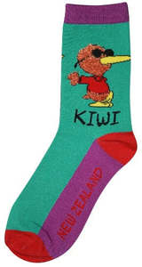 Clothing: Mens Cool Kiwi Socks - Green