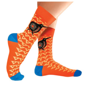 Adults Socks - Retro Kiwi