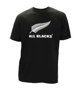 Men's All Blacks Logo T-Shirt - Black - Sizes S-4XL