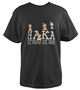 Childrens T Shirts: Haka Junior T-Shirt - Sizes 2-12yr