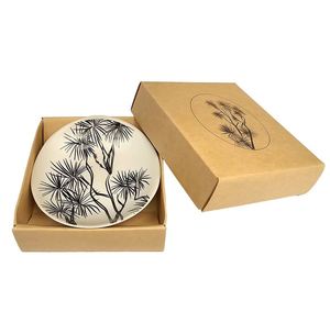 Porcelain Dishes: Ti Kouka Black On White - Little Porcelain Dish