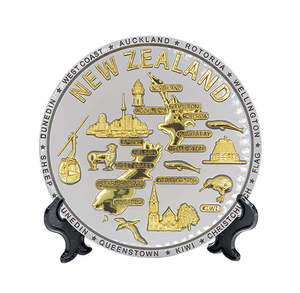 Homeware: NZ Map Plate