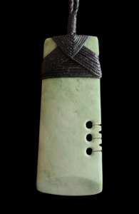 Greenstone Pounamu: NZ Pounamu Toki - 66mm - Alex Sands #408