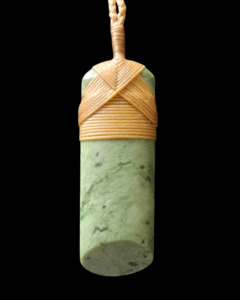 Greenstone Pendants: NZ Pounamu Toki - 67mm - Alex Sands #407
