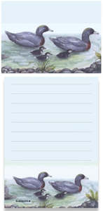 Stationary: Magnetic Note Pad Blue Ducks - #M7