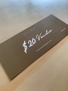 Products: Gift Voucher Soy & Ginger