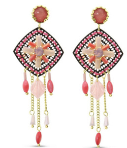 Accessories: Pink Tone Filigree
