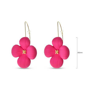 Accessories: Flowers Hot Pink