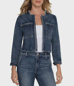 Liverpool: Denim W/Braid Jacket