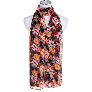 Scarves: Floral Autumn Scarf SCX1108